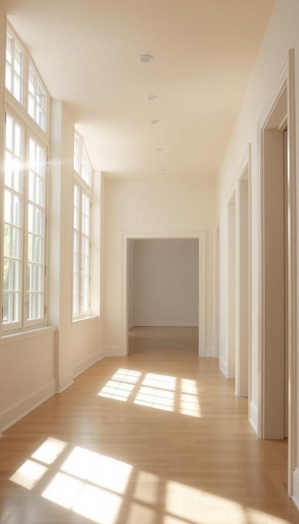 off-white hallway natural light off-white hallway natural light