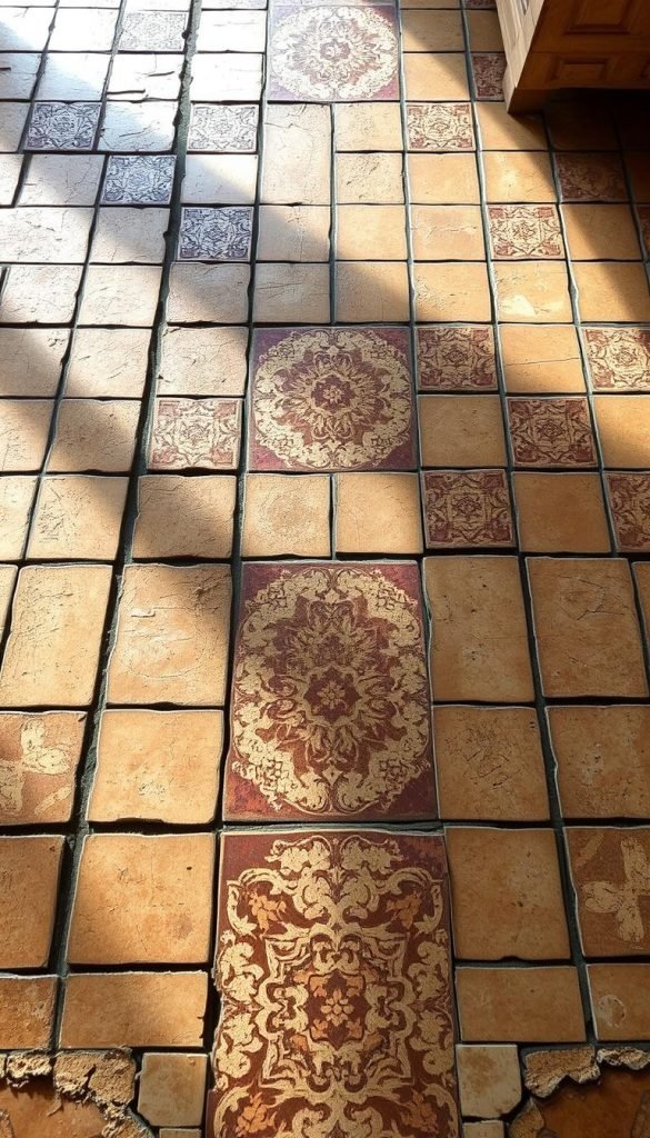 old world peel stick floor