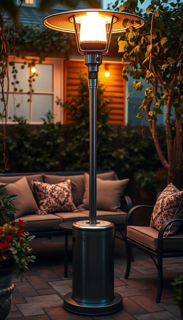 patio heater décor