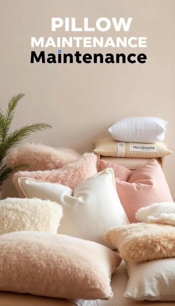 pillows maintenance and inserts