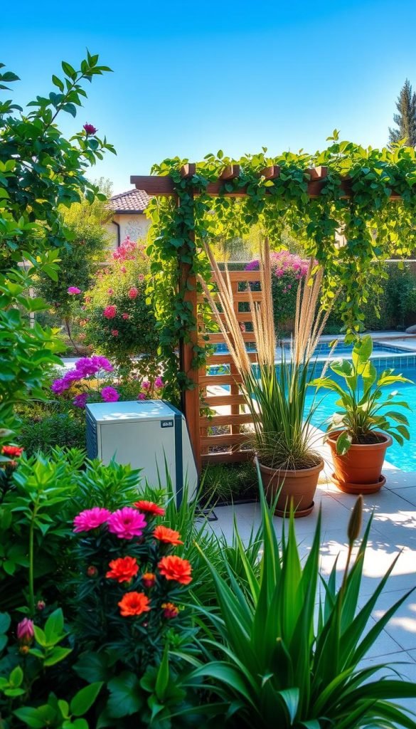 pool equipment landscaping pool equipment landscaping