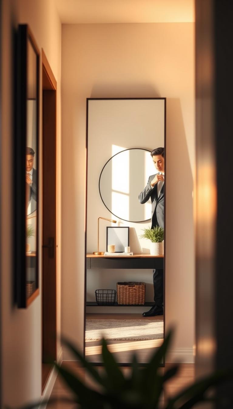 proper mirror placement for visual harmony