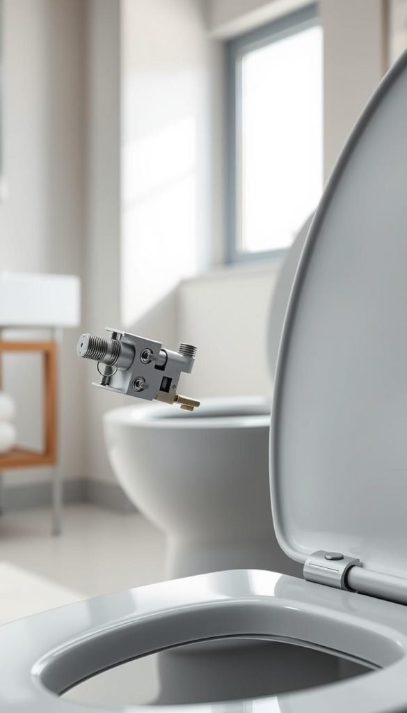 quiet close toilet seat hinge mechanism