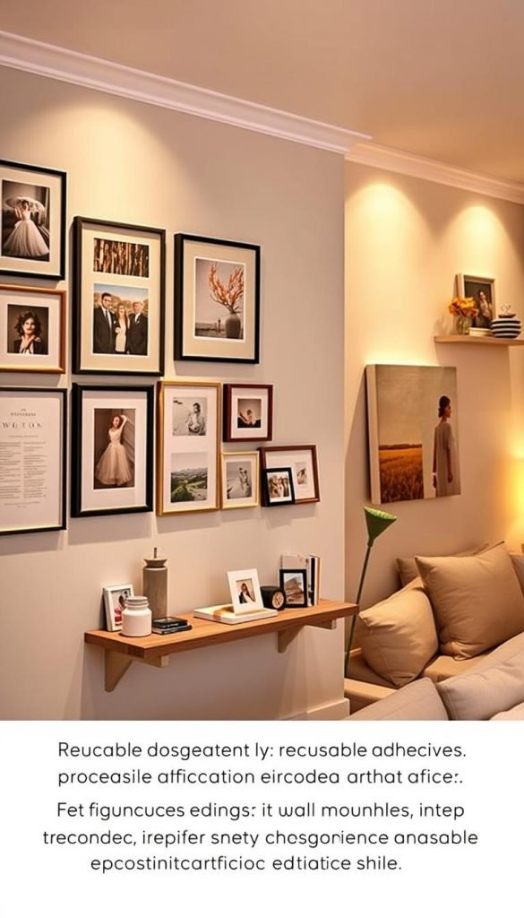 room-by-room picture hanging