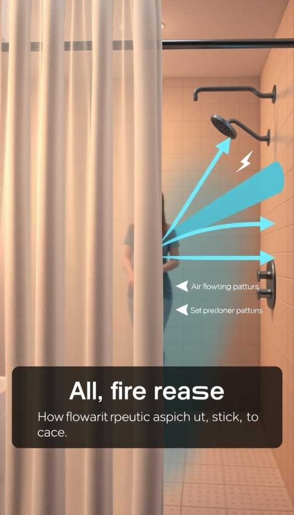 shower curtain air pressure diagram