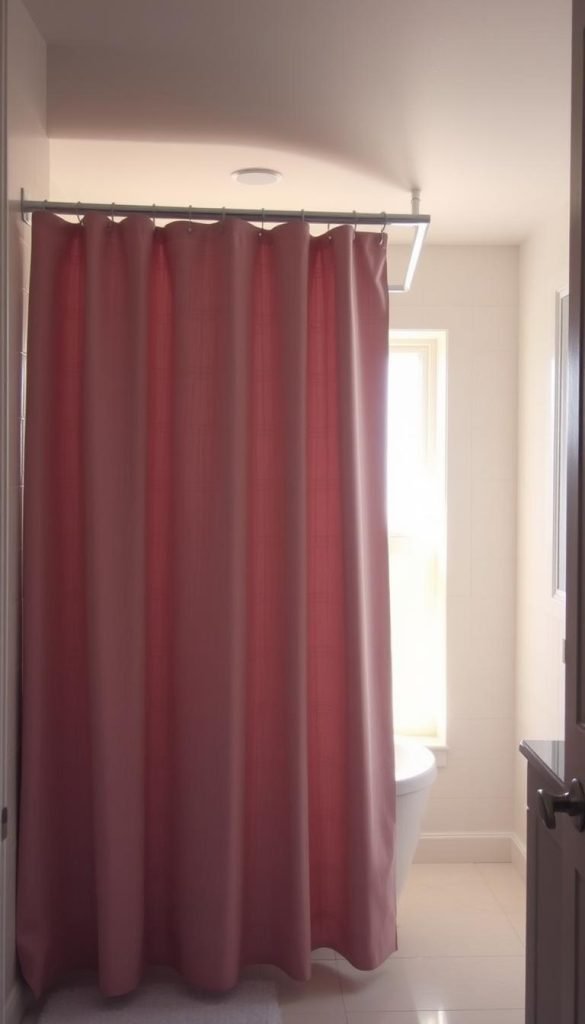 size shower curtain