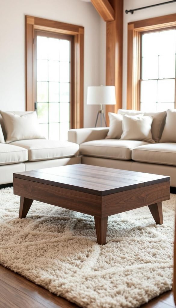 standard coffee table