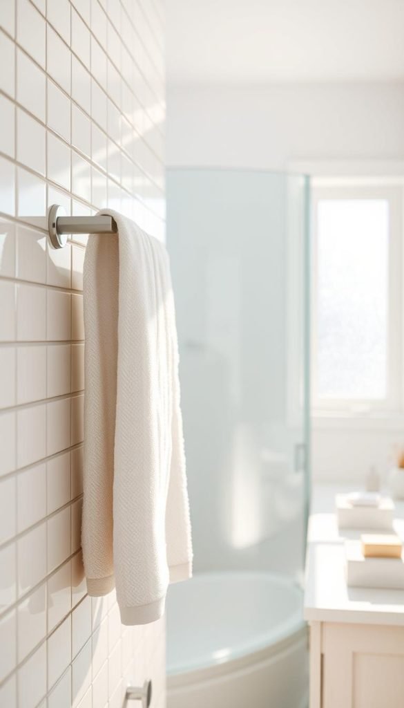 standard towel bar height installation