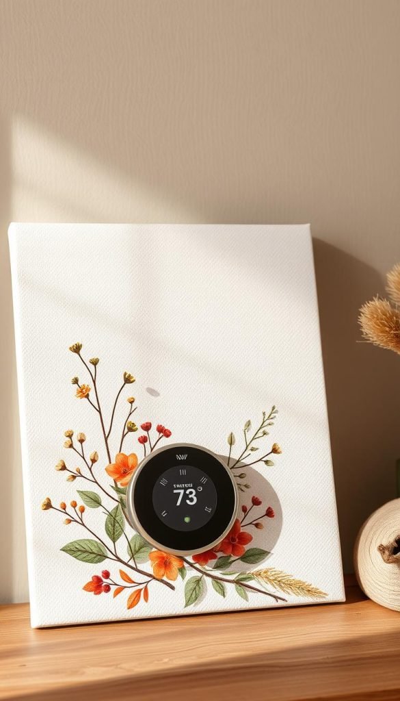 thermostat seasonal canvas
