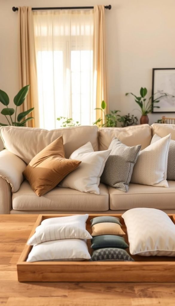 throw pillows checklist