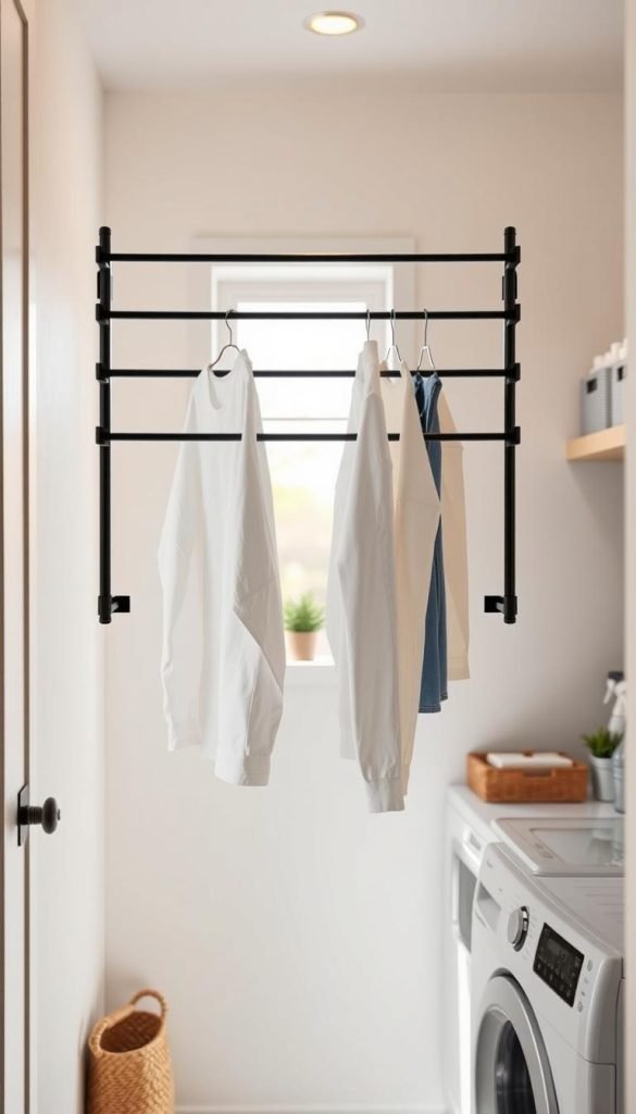 top wall mounted drying racks