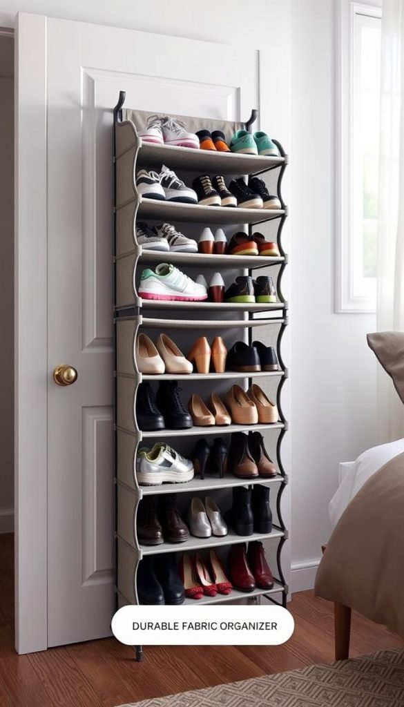 vertical shoe storage organizer
