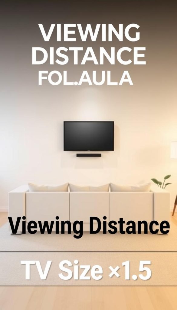viewing distance calculation formula viewing distance calculation formula