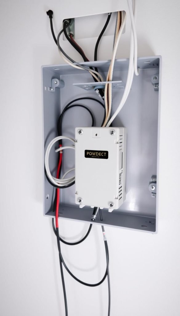 wall mounting wiring