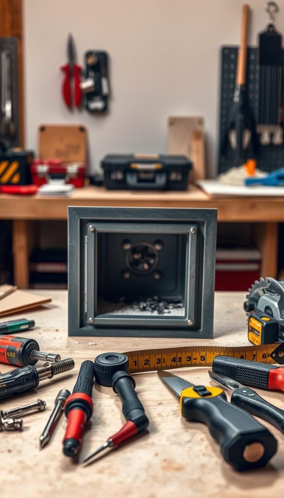 wall vent safe tools and materials