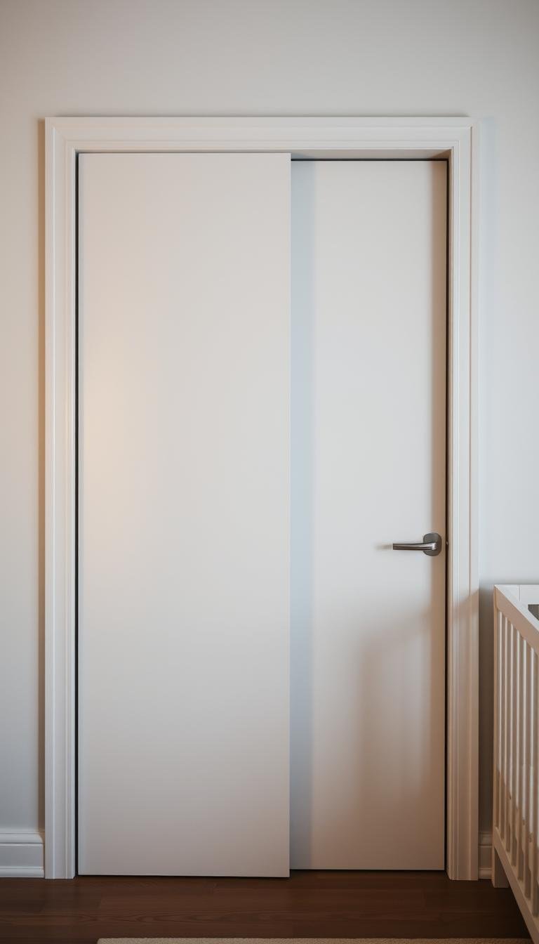 What are the quietest closet doors for a nursery at 3 a.m.?