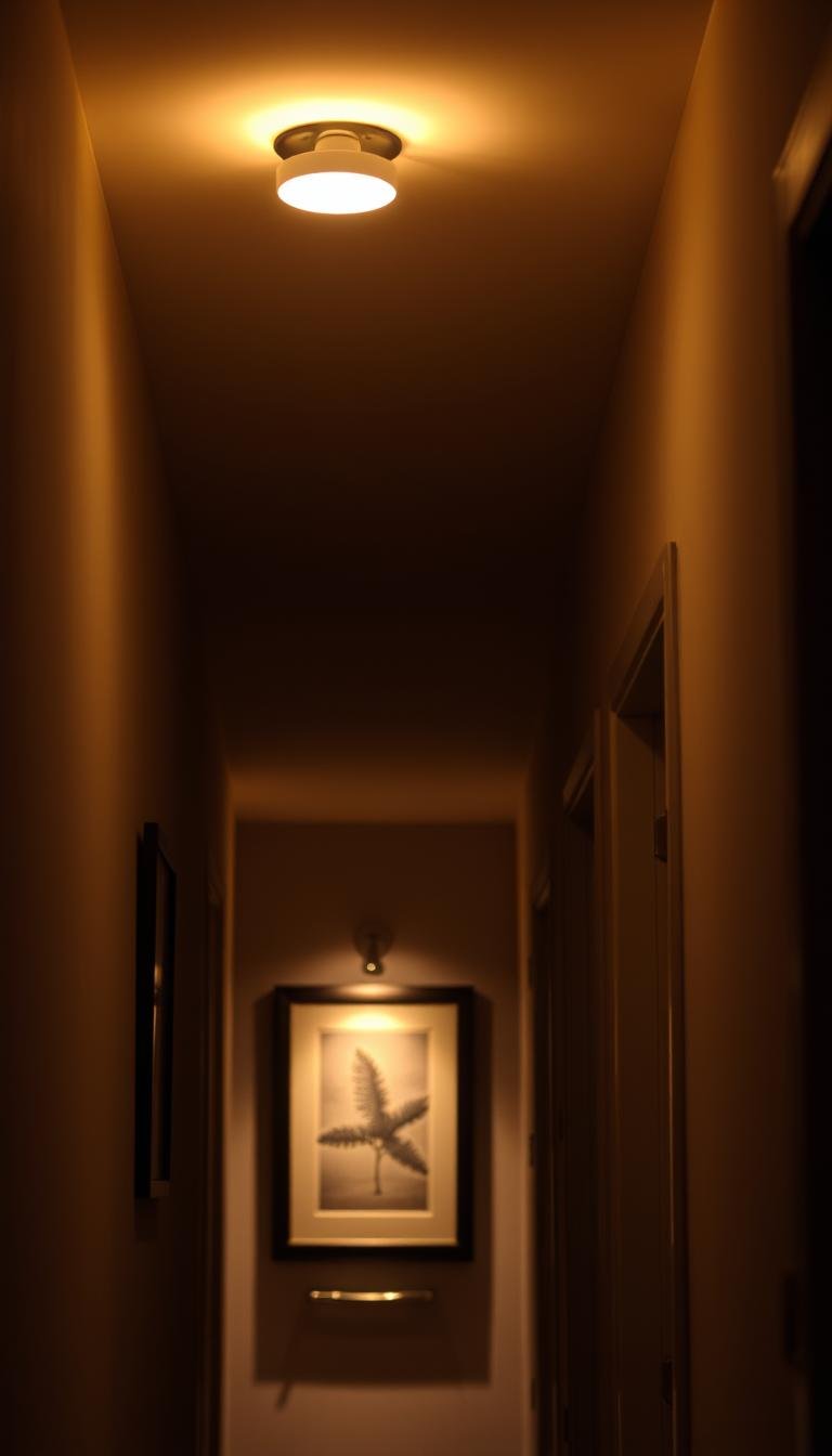 What are the top cordless picture lights for dark hallways?
