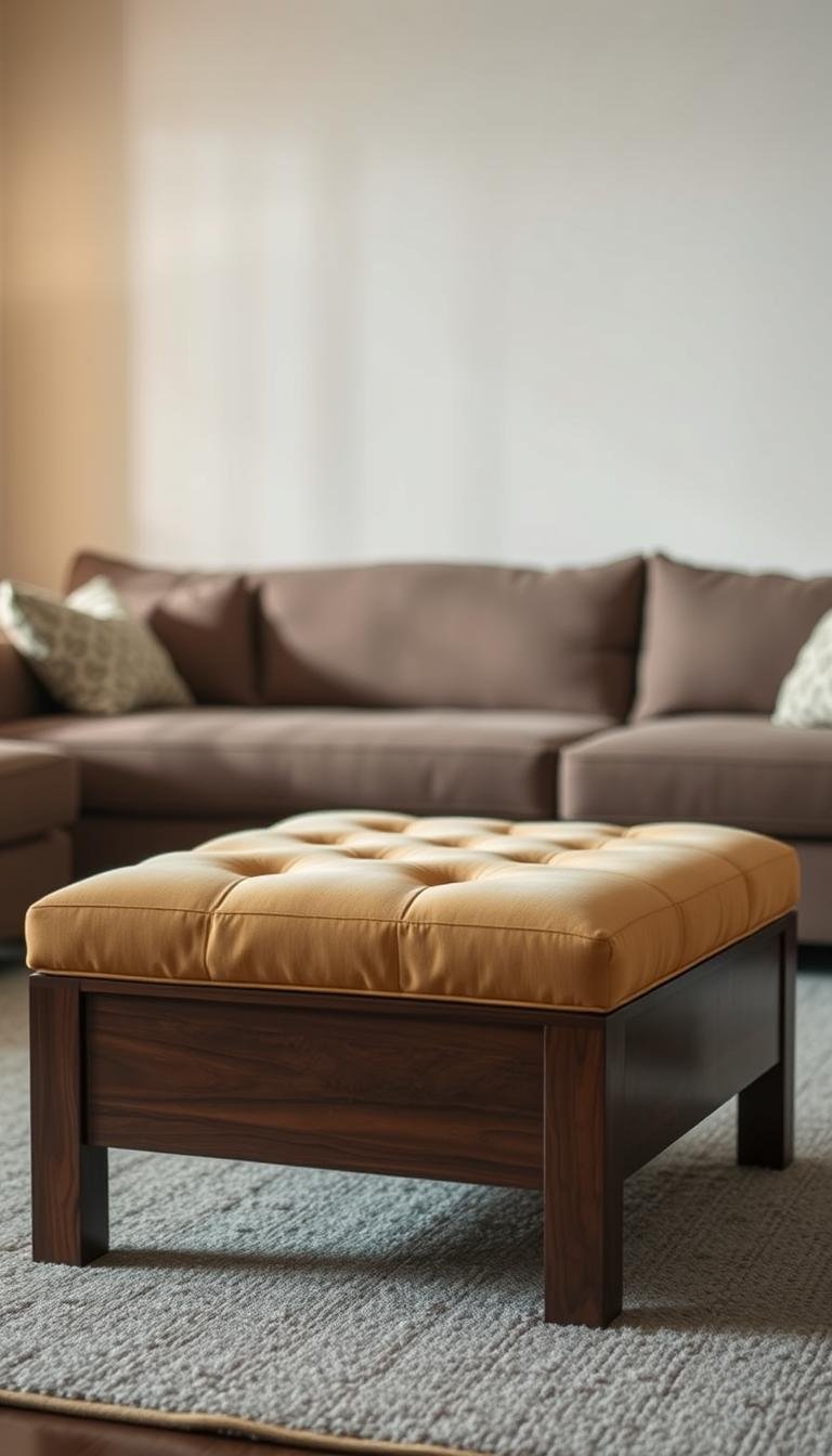 What’s the perfect ottoman size for a 90-inch sectional?