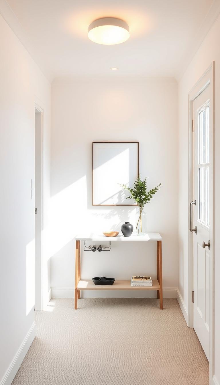 Organized entryway with a practical drop zone