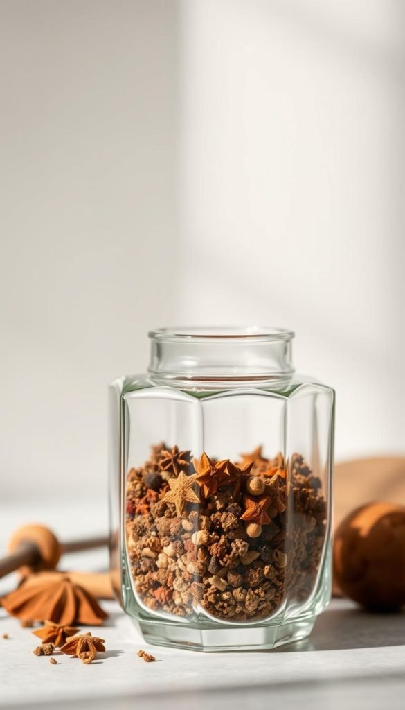 hex glass jar hex glass jar