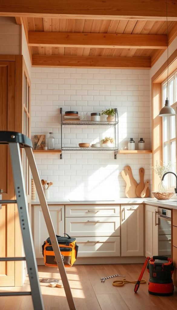 installation process kitchen