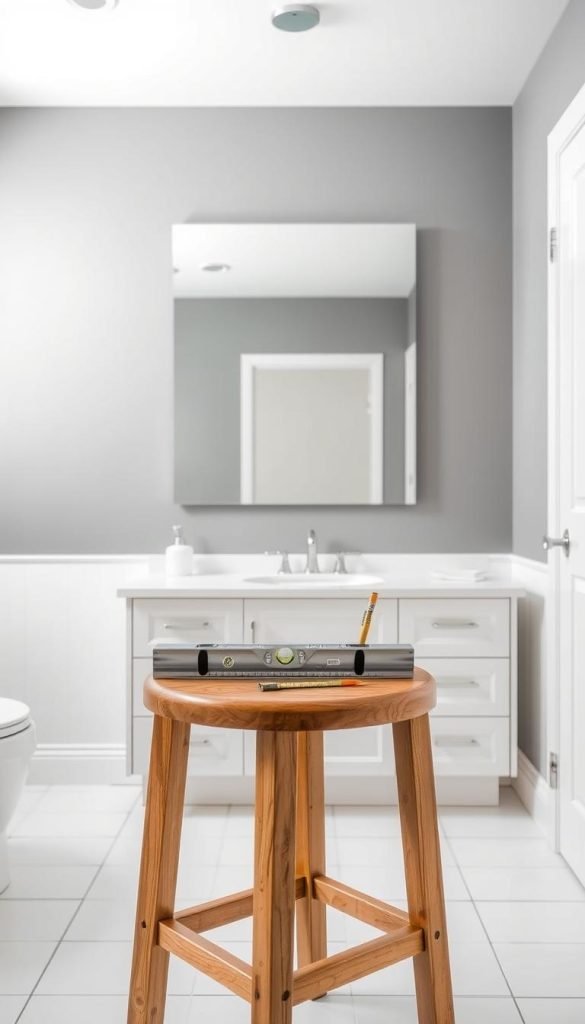 measure mirror level