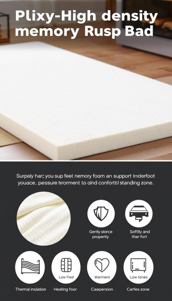 memory foam rug pad