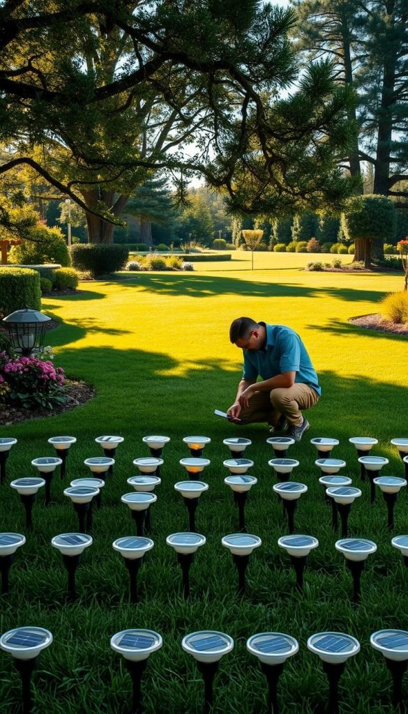 testing solar lights testing solar lights