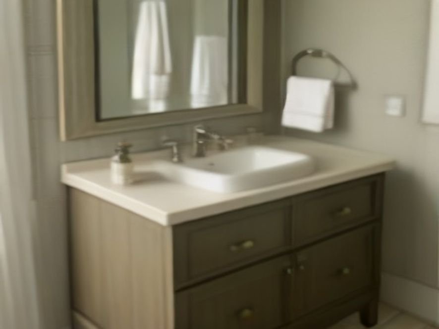 Bathroom vanity drawers organized for grooming tools, skincare, towels and daily essentials