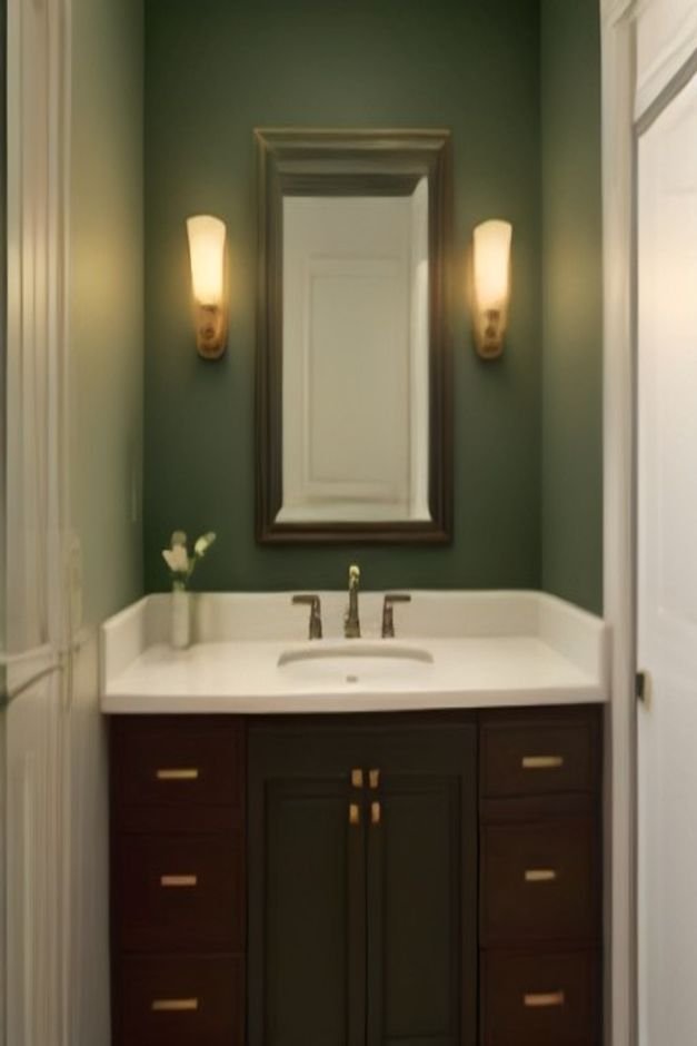 Pinterest graphic for the Dwelanor Bathroom Vanity Guide